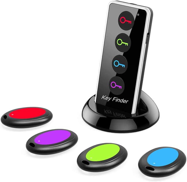 🔑🔦 Schlüsselfinder,VINGNUT Wireless Key Finder - 1 Sender+4 Empfänger