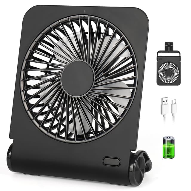 Dreamhigh® USB Ventilator mit 2500mAh Akku 🌀🌬️