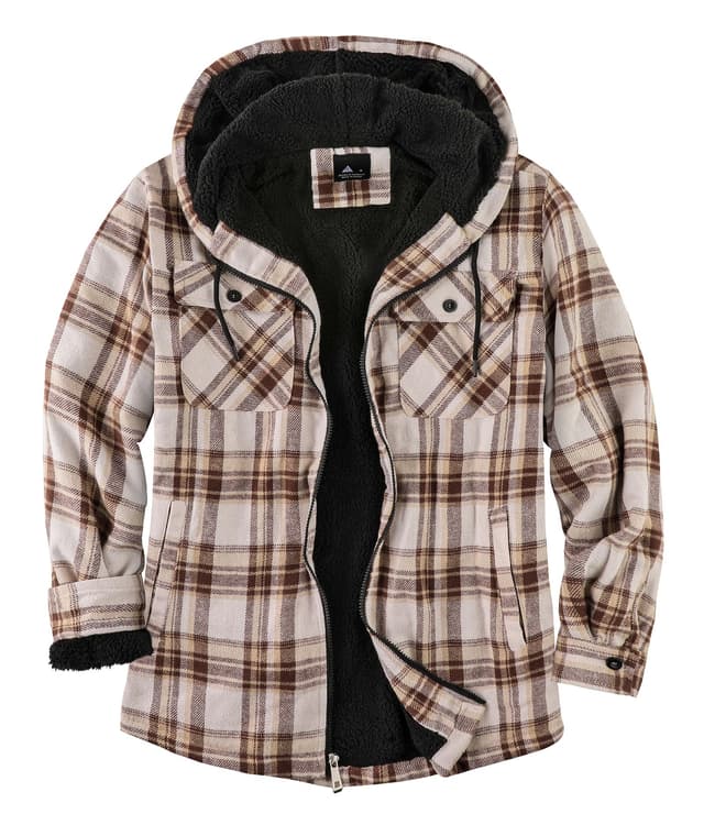 JACKETOWN Karierte Herren Hemdjacke 🧥🍂