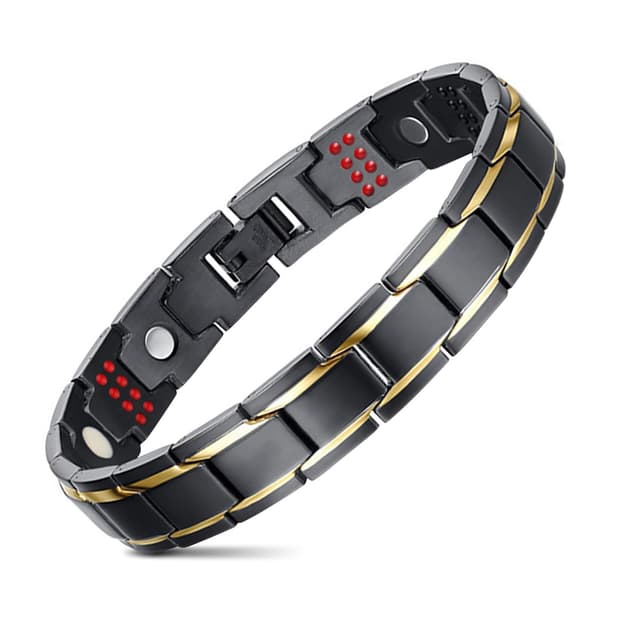 JFUME Herren Edelstahlarmband 18K Goldbeschichtung ⚡️🎁