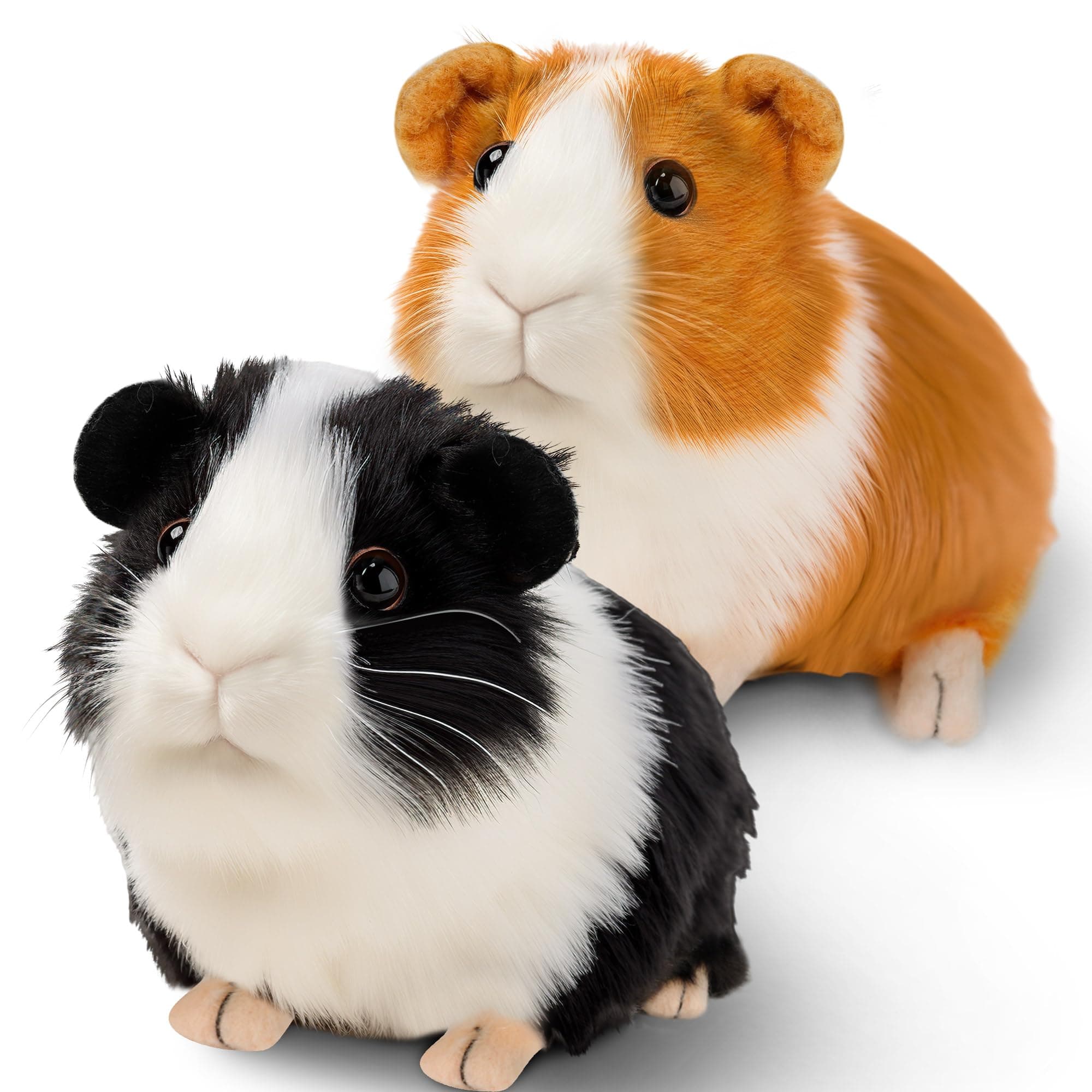 🐹🎁 SHINELINE 2 Stück Süß Meerschweinchen Kuscheltier - Realistische Hamster Plüschtiere Spielzeug 🎁🐹