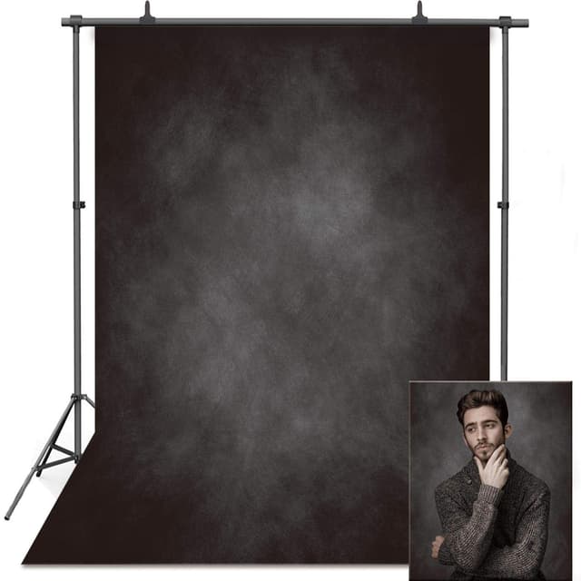 VEOEOV 1,5X2,1m Fotohintergrund Abstrakter Schwarz Fotografie Hintergrund 📸
