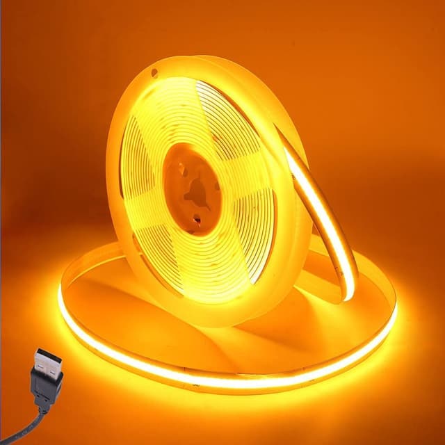 🌟 Wisada COB LED Streifen 2M Golden FCOB LED Band - Sonderangebot!