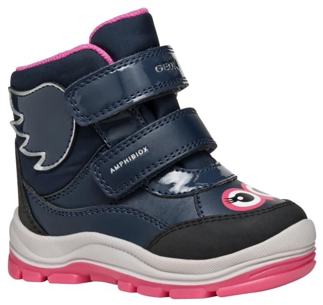 👶 Geox Baby-Mädchen B Flanfil Girl B ABX Snow Boot 21 EU Navy Fuchsia Angebot! 👢