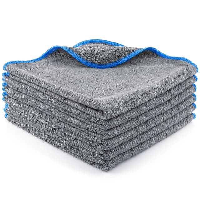 LICARGO Mikrofasertücher Auto Set 380GSM - 6 Stück -40x40cm