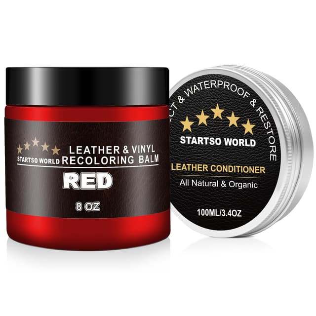 STARTSO WORLD Leder Reparatur Set Rot 🛋️👠