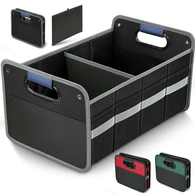 🚗🧳 WINHUNT Kofferraum-Organizer - 80L Kapazität, wasserdichtes Polyester, verstärkte Griffe