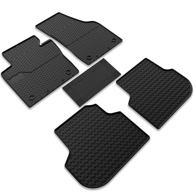 🔥 Super Angebot! Gummimatten & Fußmatten Set für Seat Leon (5F) ab 2013-> Schwarz