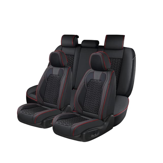 Coverado Sitzbezüge Auto Leder Komplettset 🚗