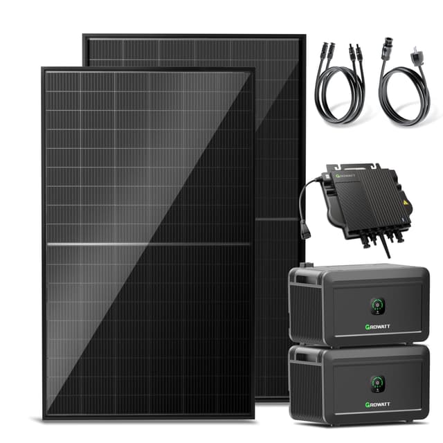 Solakon® 1000W Balkonkraftwerk mit Speicher - Solaranlage Komplettset 🌞🔋