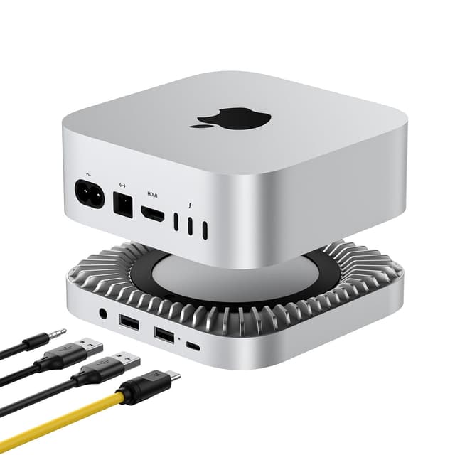 Aluminium Hub & Stand für Mac Mini M4/M4 Pro 2024 🚀