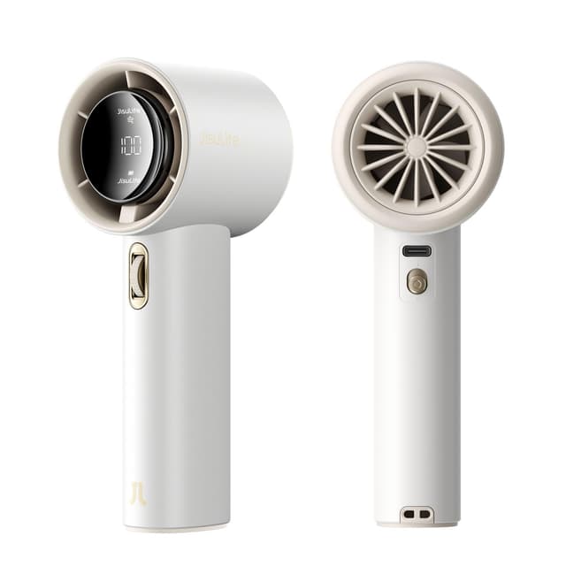 🌬️ JISULIFE Tragbarer Handventilator - Turbo Mini Ventilator mit einstellbarer Geschwindigkeit