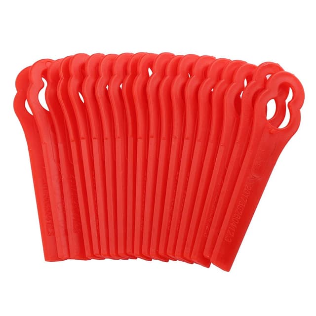 🌿 100 STÜCKE Rasentrimmer Messer Kunststoff Ersatzmesser Set 🌱