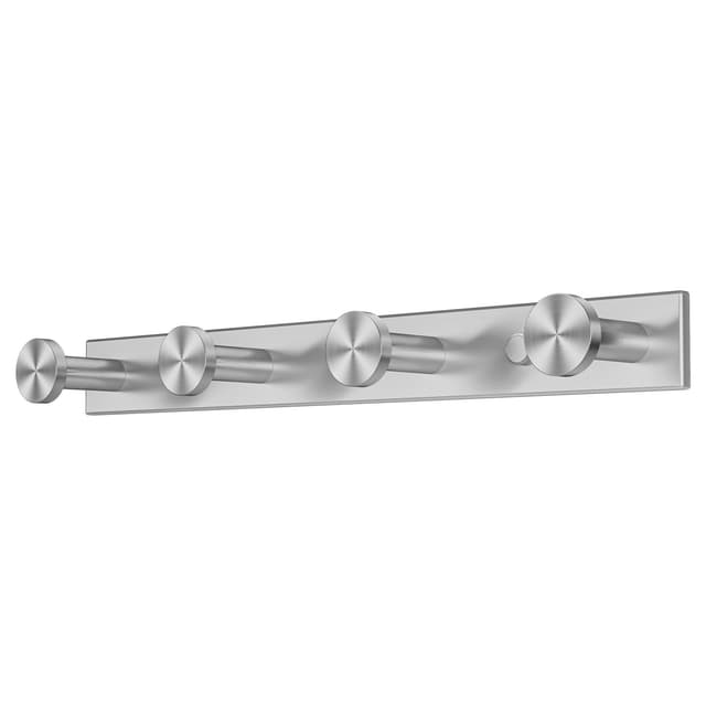 🌟 Dripex Garderobenleiste 4 Haken - Edelstahl Kleiderhaken für Kitchen Flur Vorzimmer 🌟
