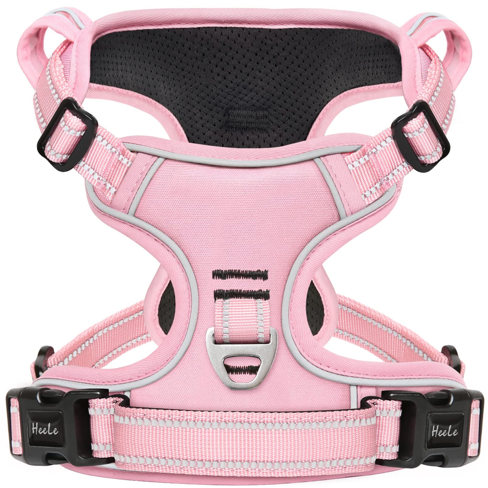 🐶🎀 HEELE No-Pull Hundegeschirr, Pink, XS - Angebot!