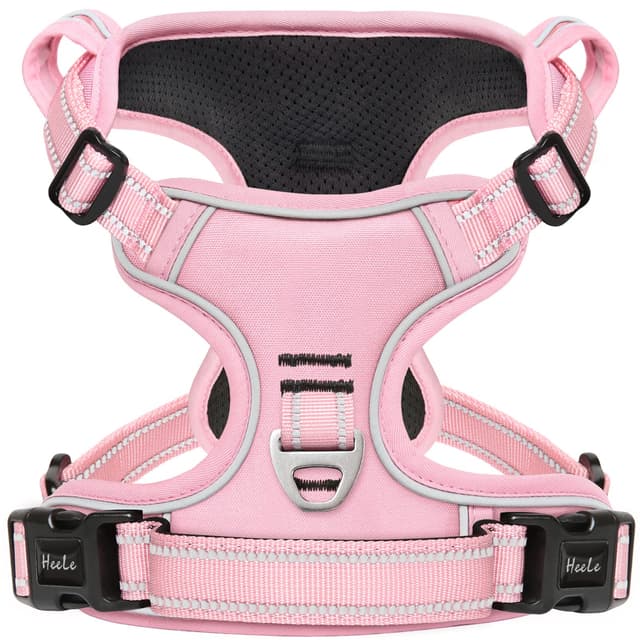 🐶🎀 HEELE No-Pull Hundegeschirr, Pink, XS - Angebot!
