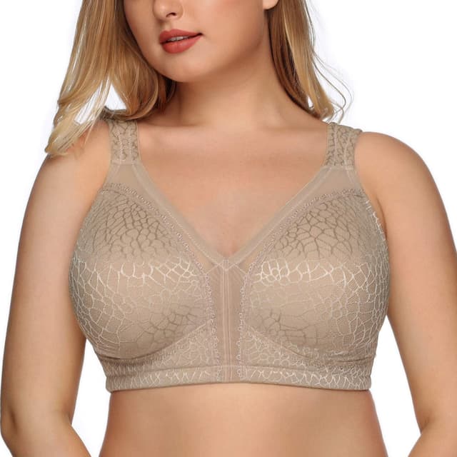 DotVol Damen Minimizer BH Bügellos Große Größen 95E Braun 🌟