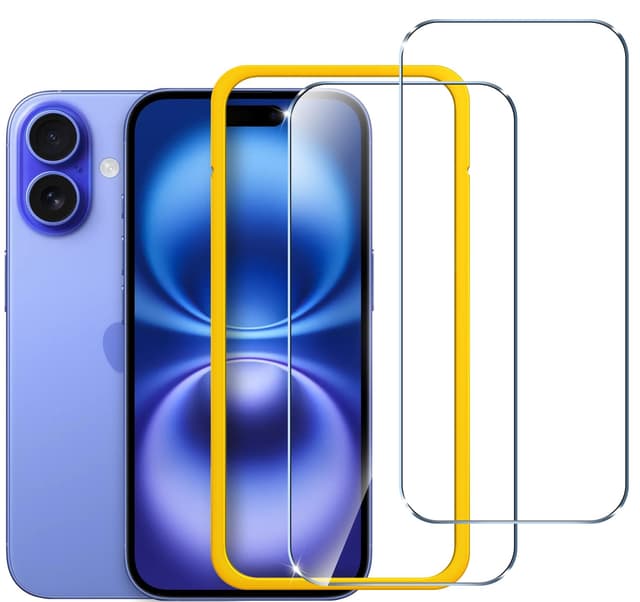 📱🔒 iVoler 2 Stück Schutzfolie für iPhone 16 / iPhone 15 6.1 Zoll - Spezielles Panzer Schutz Glas 🛡️📱