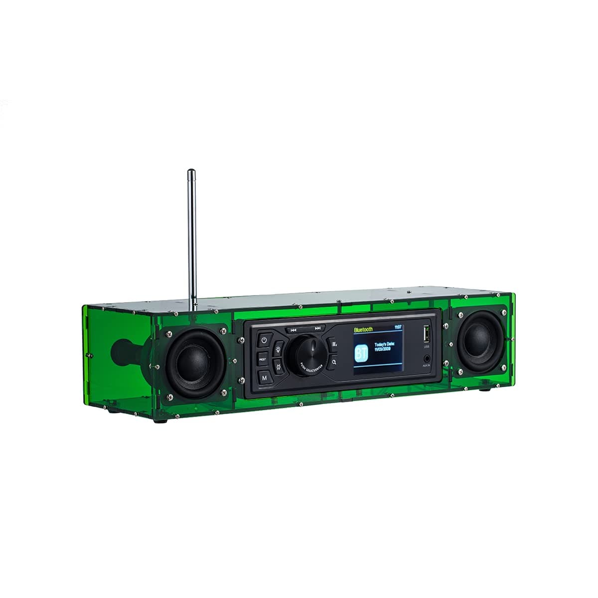 📻 AOVOTO ALK103-TFT FM/DAB Radio DIY Kit mit Acrylgehäuse und TFT-Display