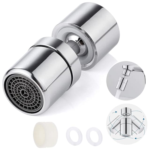 🌊 360° Wasserhahn Aufsatz Schwenkbar | Wassersparende Adapter