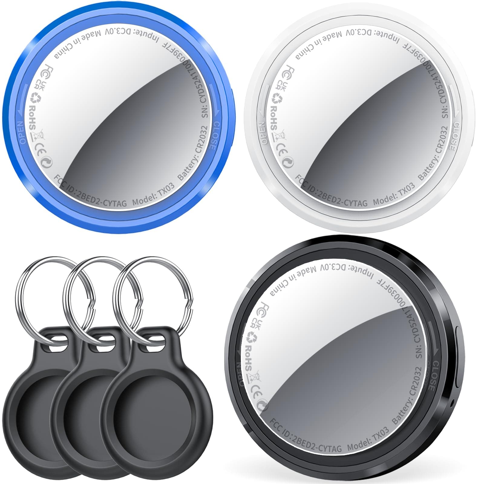 QCOQ Air Tracker Tag 3er Pack - Smart KeyFinder Tag mit großer Reichweite 🚀