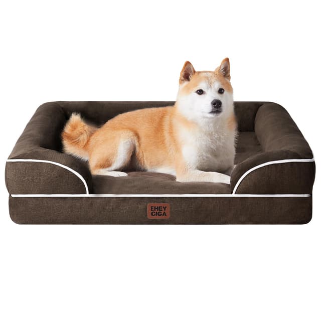 🐶🛋️ Orthopädisches Hundebett für große Hunde - 91x68x15cm - Memory Foam Hundekorb