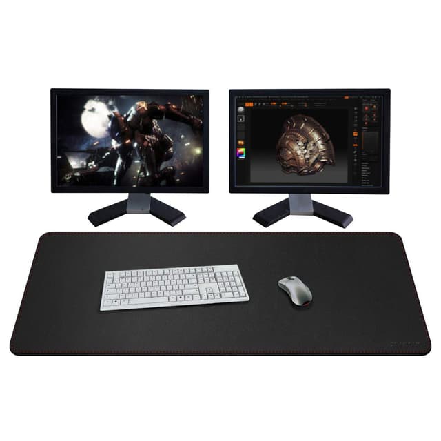 🌟 ZORESYN PU Leder Schreibtischunterlage XXL 110x50cm 🖥️