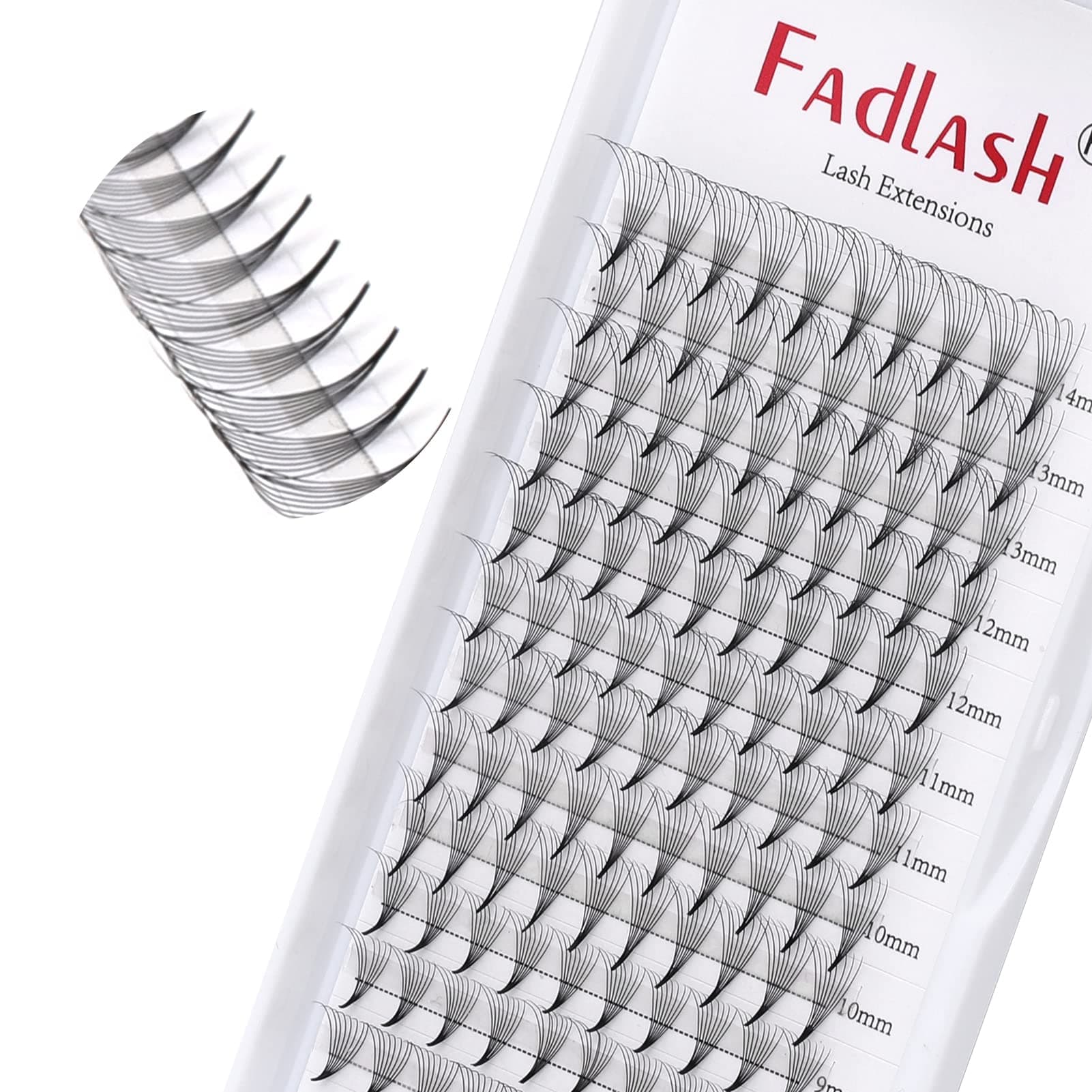 Professionelle Volumen Wimpern D Curl 0.07mm 8~14mm 8D Lash Extensions