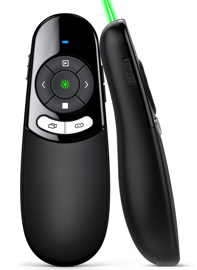 🌟 USB C Presenter - Kabellose 2.4 GHz Powerpoint Fernbedienung 🎯