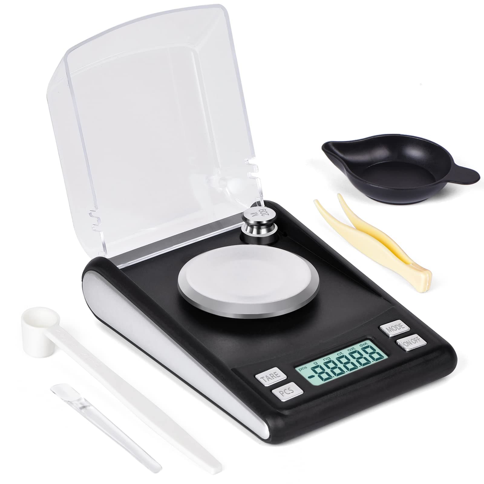 Muaket Feinwaage 0,001g x 50g mit LCD Display 🌟