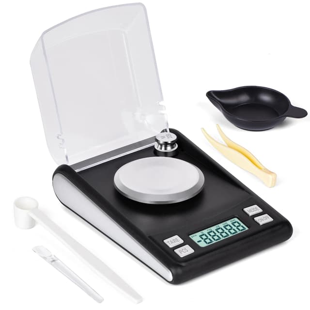 Muaket Feinwaage 0,001g x 50g mit LCD Display 🌟