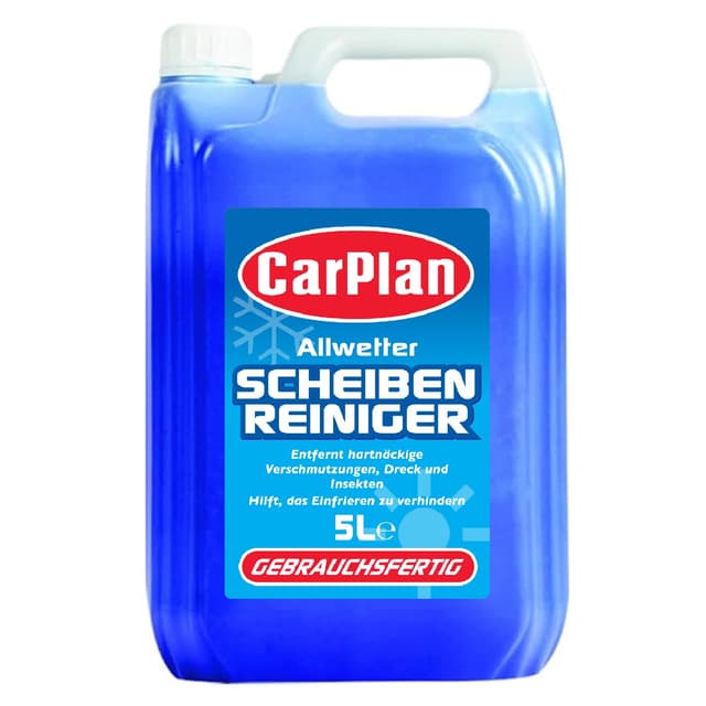 CarPlan Ganzjahres-Scheibenreiniger (5L) 🚗❄️ | Insekten-Entferner mit Frostschutz bis -4°C