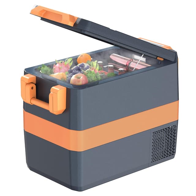 🚗🧊 UKKISO Kühlbox Mini Kühlschrank für Auto Tragbare Elektrische Camping-Gefrierbox 40L 🚚🚤