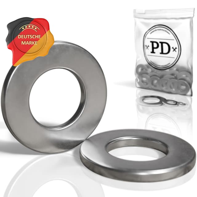 PD® Unterlegscheiben M27 (DIN 125 Form A/ISO 7089) | Hochwertige A2 V2A Edelstahl Beilagscheiben