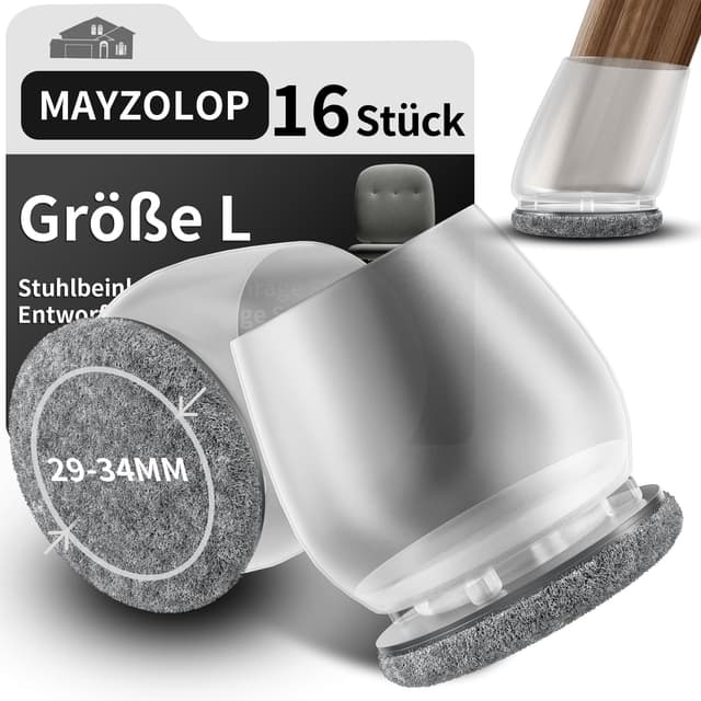 MAYZOLOP Stuhlbeinkappen - Schützen Sie Ihre Böden mit Stil! 🪑