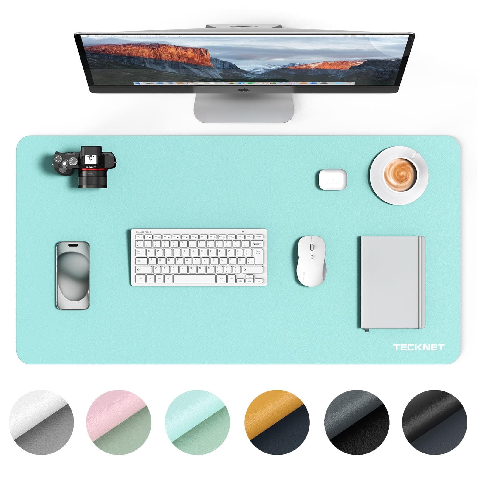 TECKNET Schreibtischunterlage, Wasserdichte Laptop Desk Mat 😍🖊️