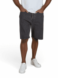 😎 JACK & JONES Herren Kurze Hosen Bermuda Shorts Sommer Denim Einfarbig L Black Denim (12281039) - Sonderangebot!