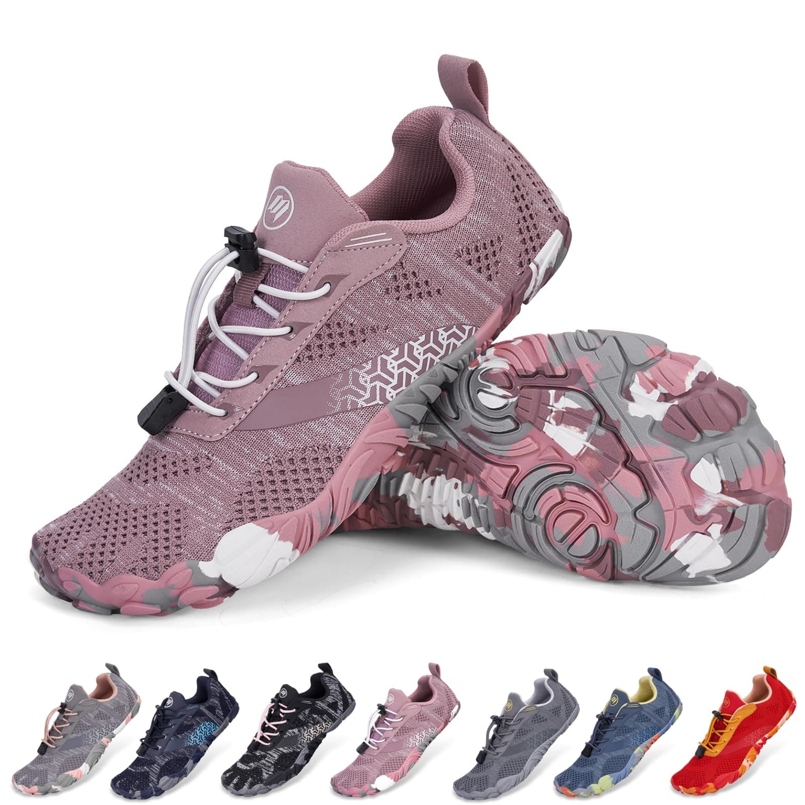 BibHoly Barfußschuhe Damen Herren 1a02rosa 40 EU 🏃‍♂️👣