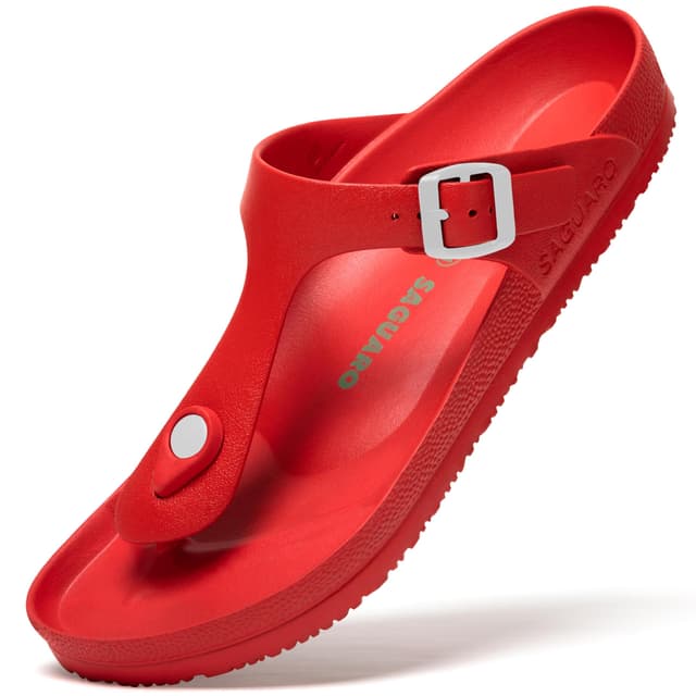 🌞 Sommer Sale! SAGUARO Herren Zehentrenner Hausschuhe Damen Sandalen