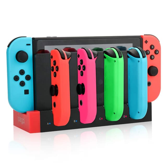 🎮🔋 Ladestation für Switch Joycons Controller | Dockstation für 4 Joy Con Ladegeräte