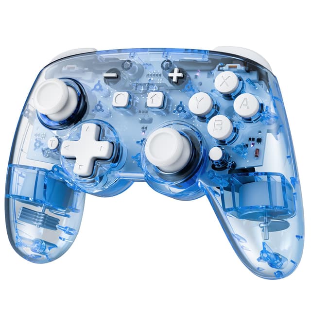 🎮 Pro Controller Hall Effect Switch 2 - Transparent Blau