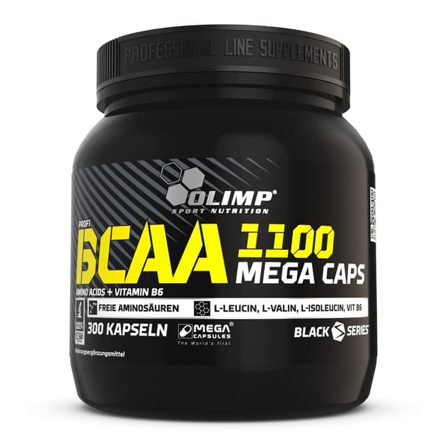 OLIMP SPORT NUTRITION- BCAA 1100 Mega Caps. Aminosäuren Kapseln (300Stk) 🏋️‍♂️