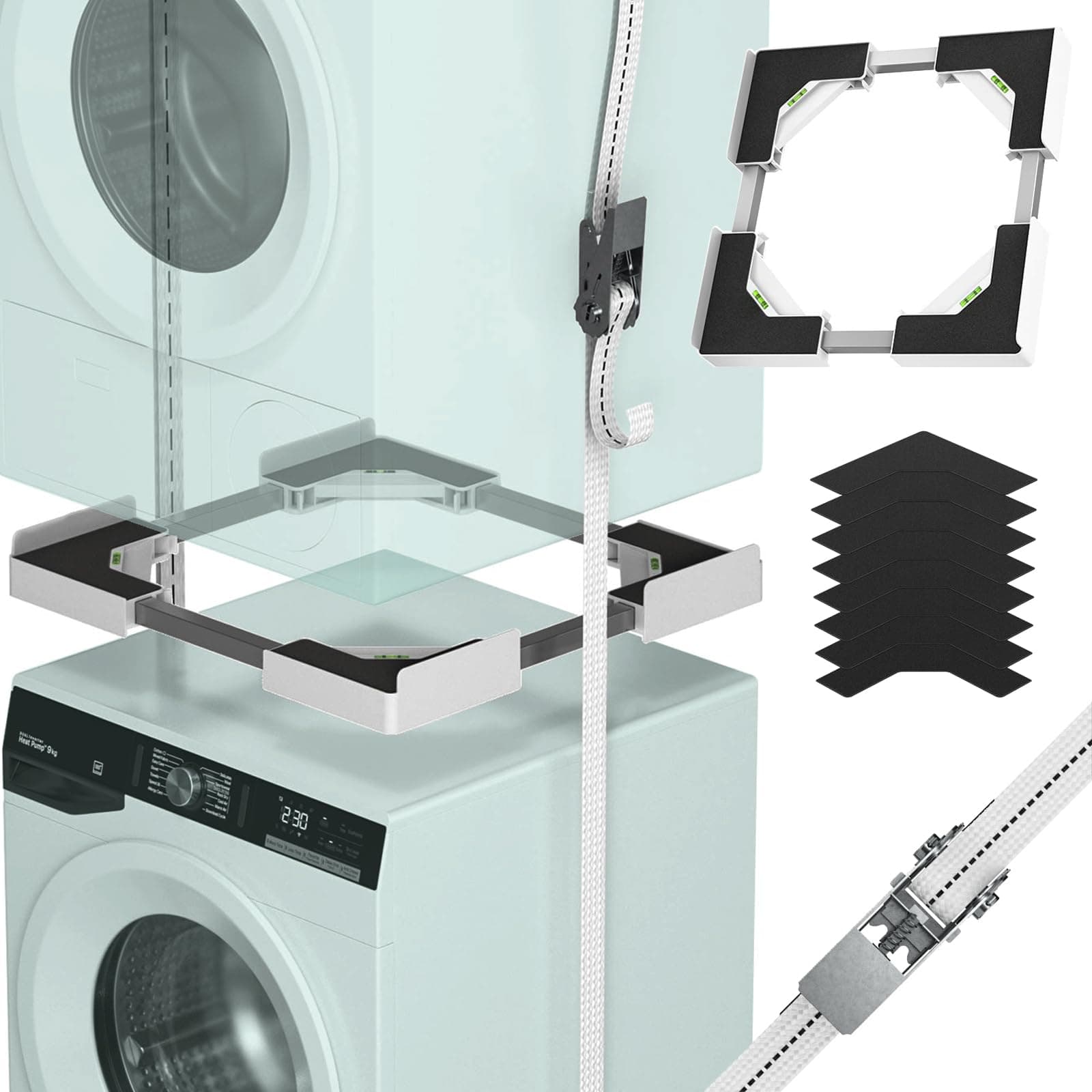 JHCHU Universal-Stapelset für Waschmaschine und Trockner 🌪️🔧