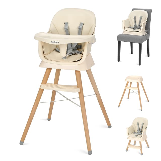 👶 Ezebaby Hochstuhl 6-in-1 Sitzerhöhung Kinderstuhl Barhocker Multifunktional Kinderhochstuhl 🌟