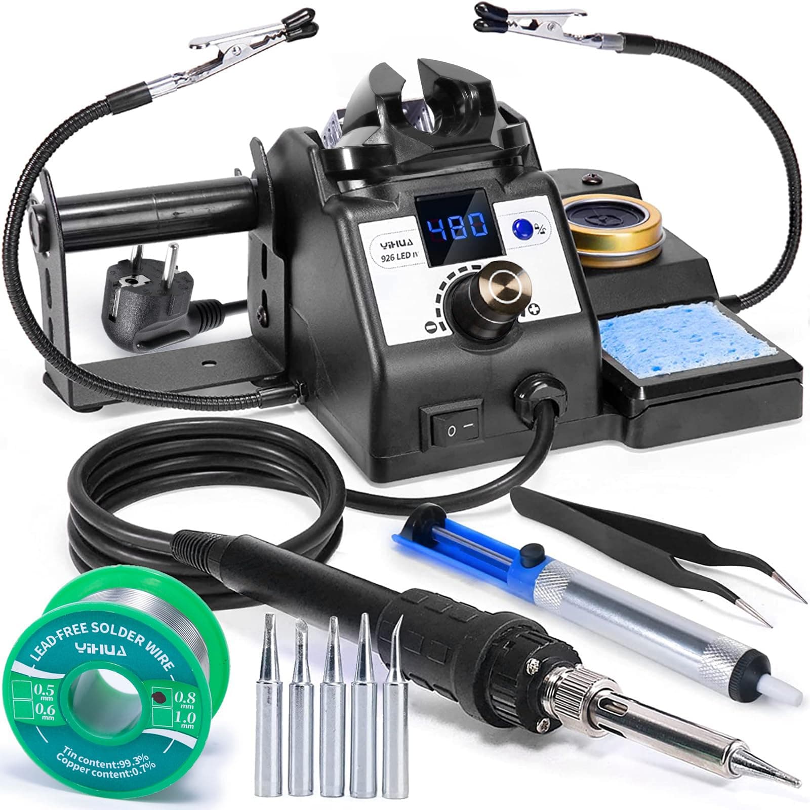 YIHUA 926LED-IV 60W Lötstation Set mit helfenden Händen und Zubehör ⚙️🔧
