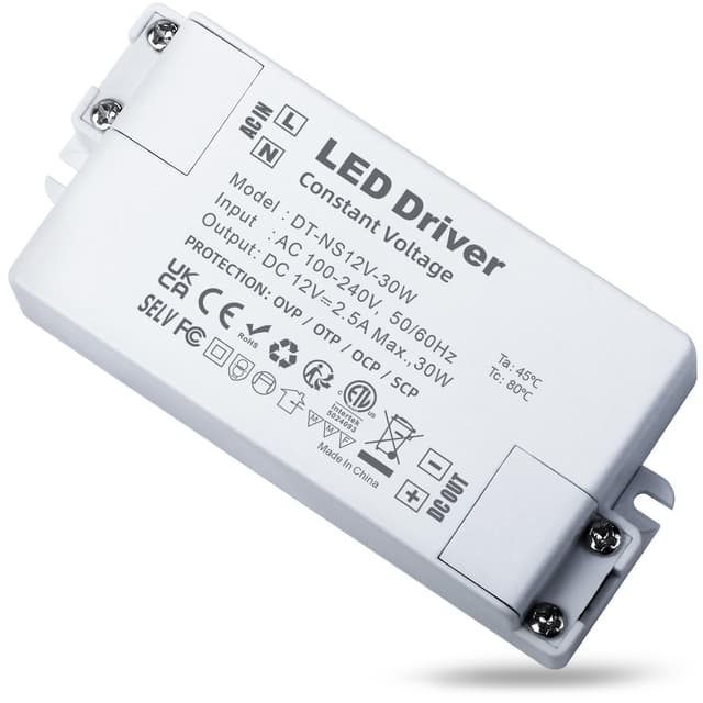 🔌🌟 REYLAX LED Transformator 12V 30W - LED Treiber - Elektronischer Trafo