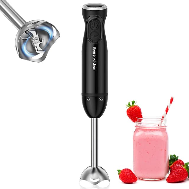 🌟 Super Angebot! Bonsenkitchen Pürierstab 1000W - Stabmixer Elektrischer 🌟