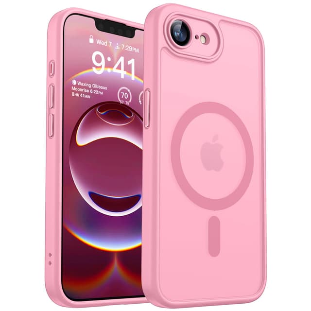 CANSHN iPhone 16e Hülle für Magsafe 📱 | Stoßfest, Rosa iPhone 16e Hülle