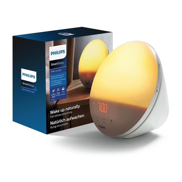 Philips SmartSleep Wake-up Light – Nachttischlampe & Wecker mit Sonnenaufgangssimulation 🌅