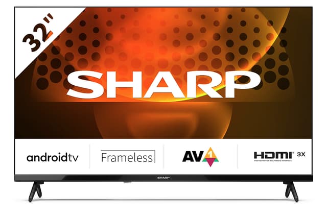 📺 SHARP 32FH6EA HD Ready Frameless Android TV 80cm (32 Zoll) 🌟